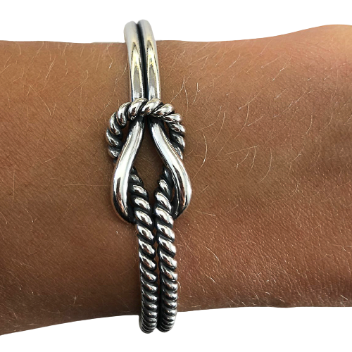 Double Knot Bracelet - Plain and Twisted
