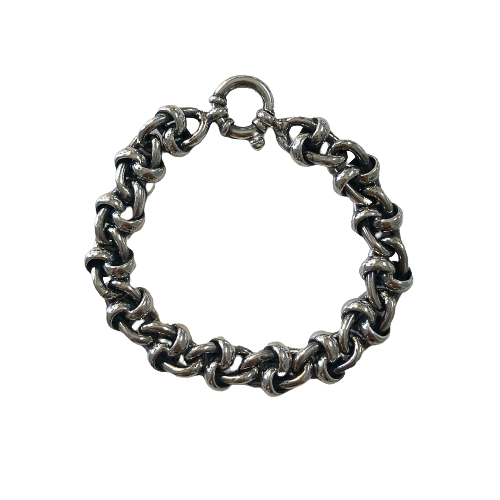 Silver mesh bracelet