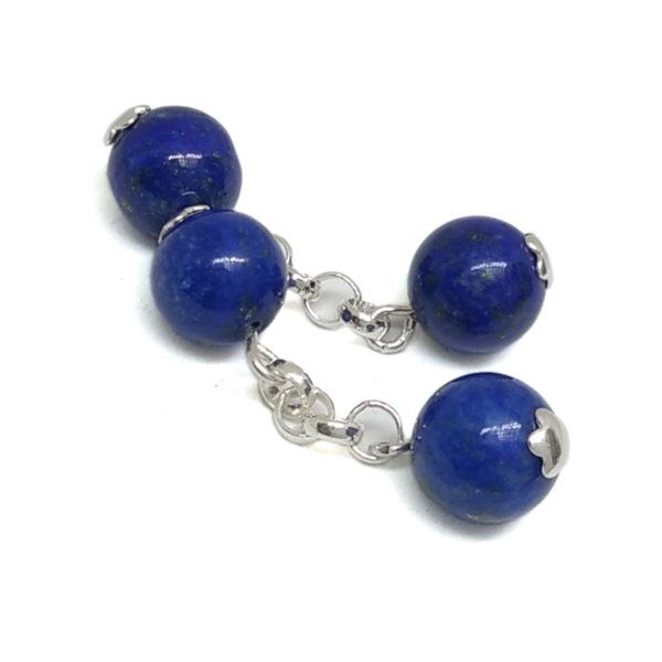 Botões de Punho com Lápis Lázuli