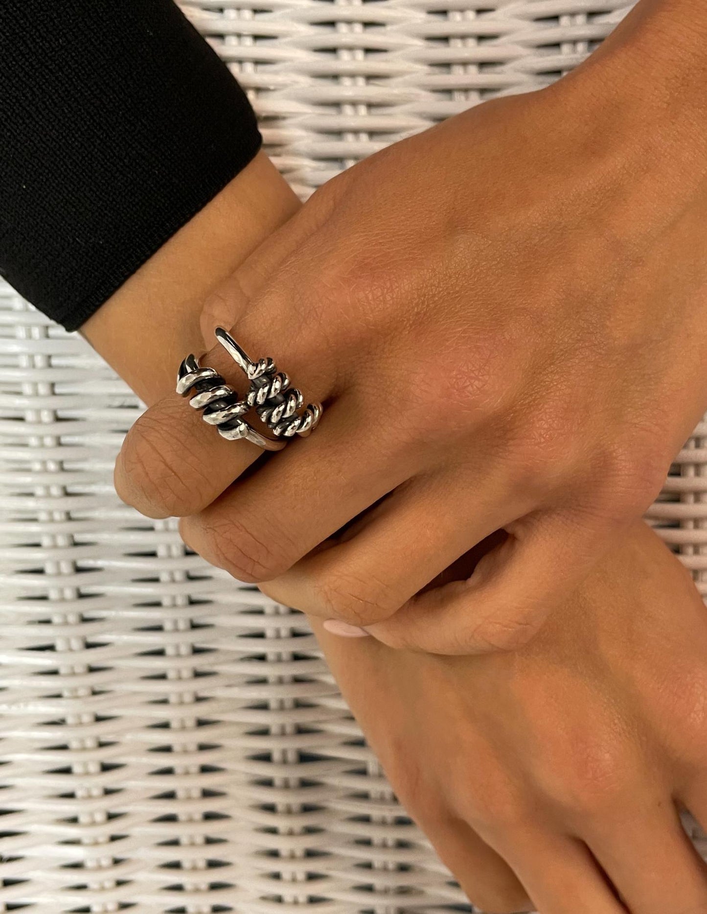 Male and female ring