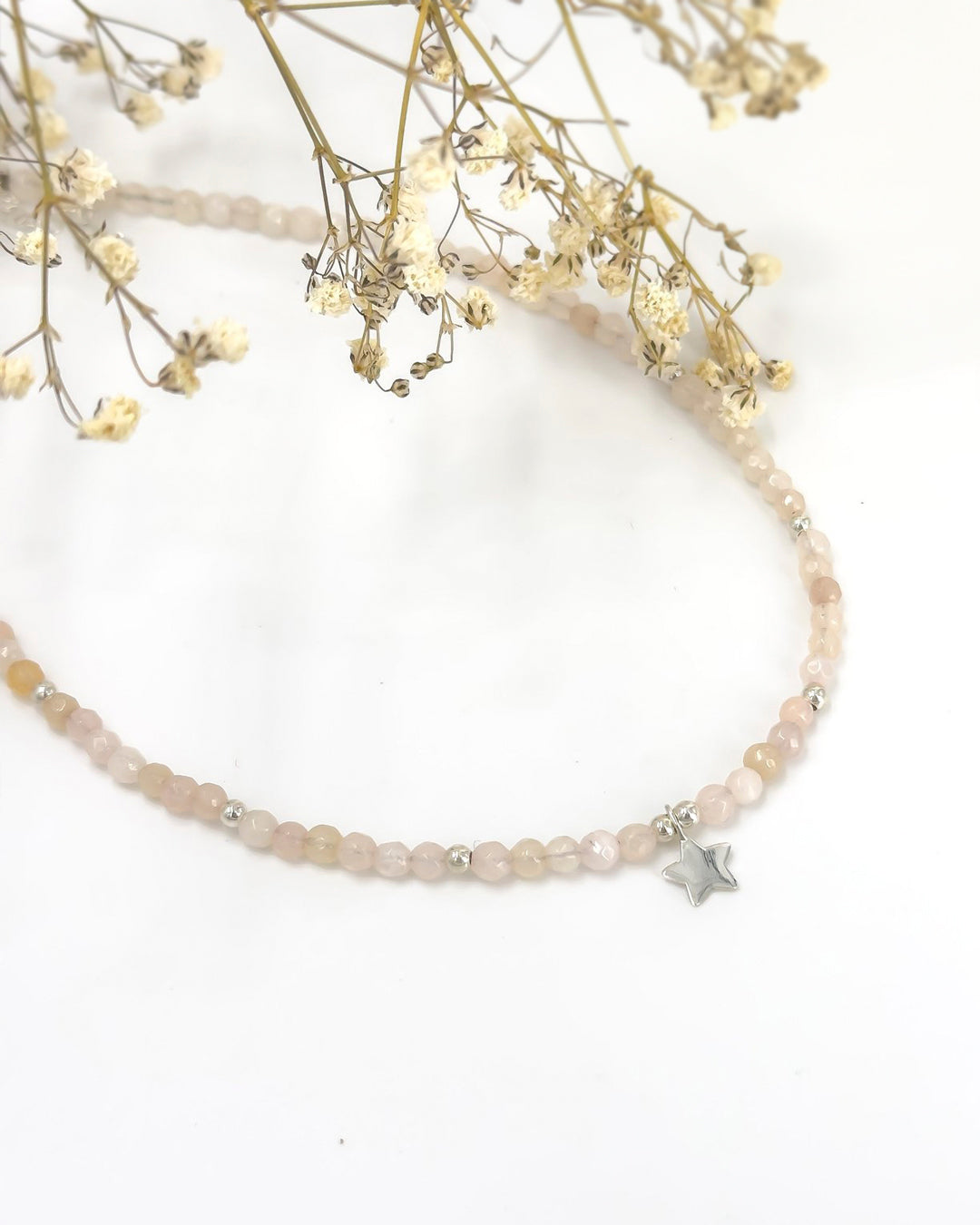 Necklace with stones and stars