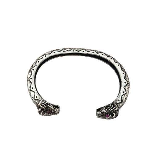 Pulseira Leões em prata