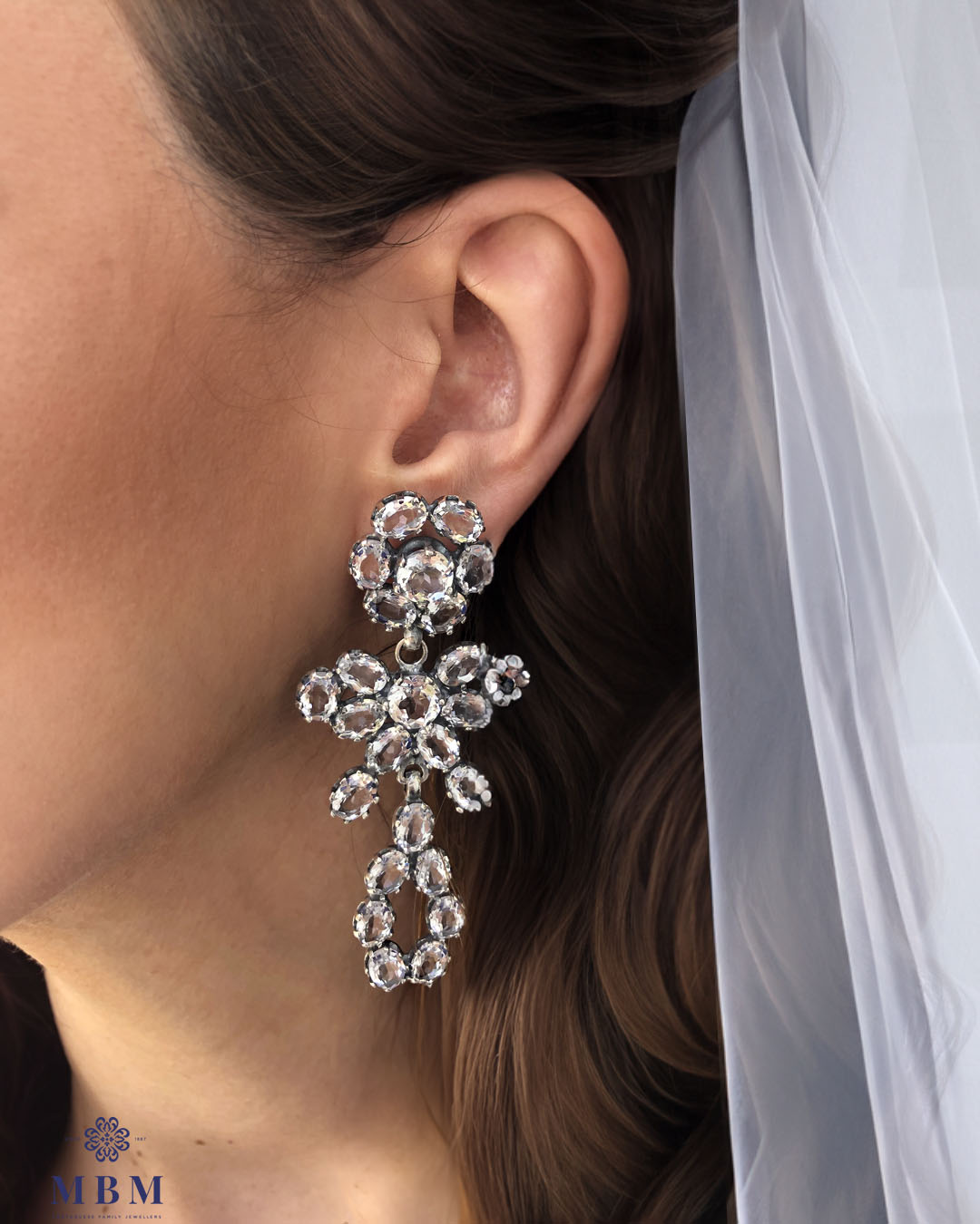 Brincos Cristal de Rocha