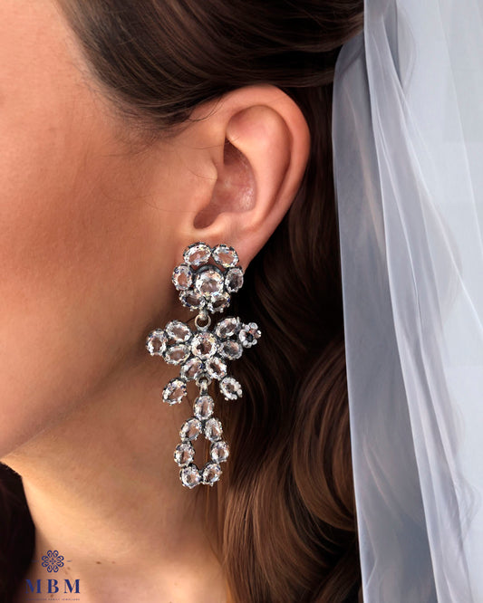 Brincos Cristal de Rocha