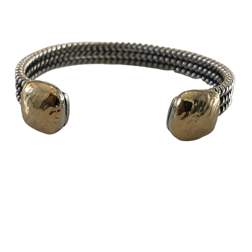 Silver and gold bracelet