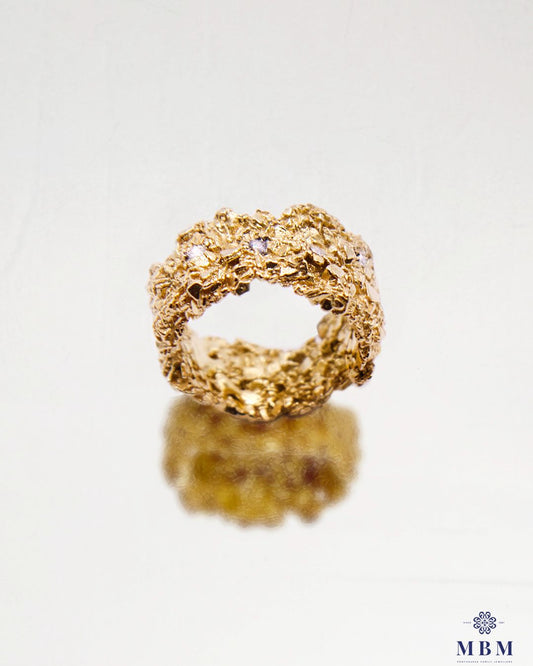 Anel em prata " Crack the egg"