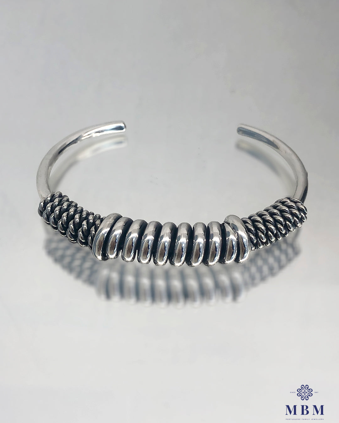 "Macho" Bracelet in Silver - Large